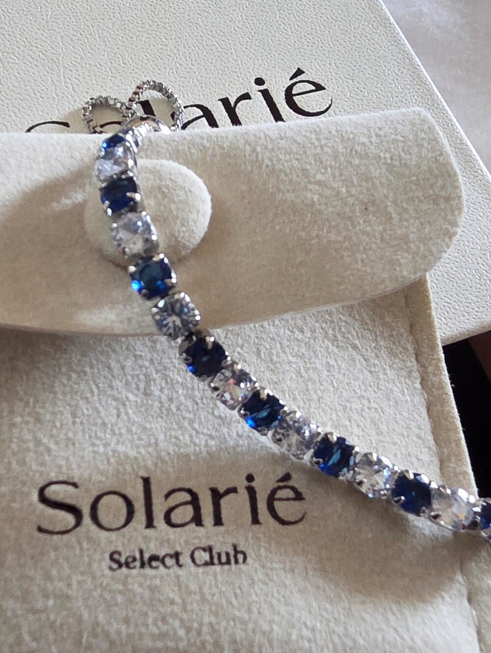 SOLARIE The Elara Tennis Bracelet NIB